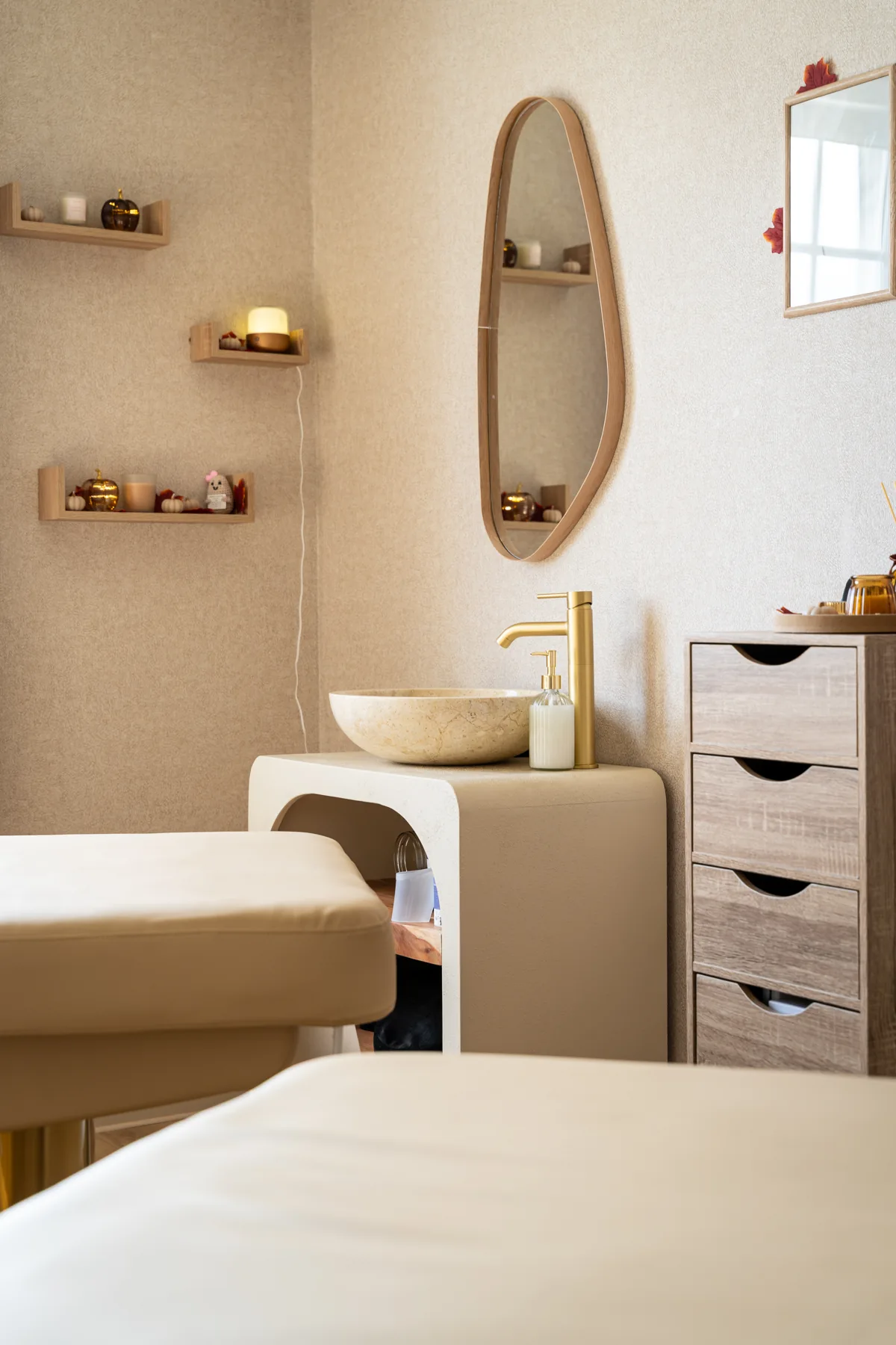 La décoration de la cabine Maison Léa